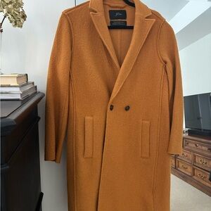 J. Crew Men's Orange Wool Coat